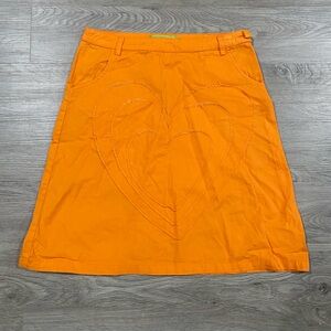Agatha Ruiz‎ De La Prada Orange Heart Skirt Vibrant